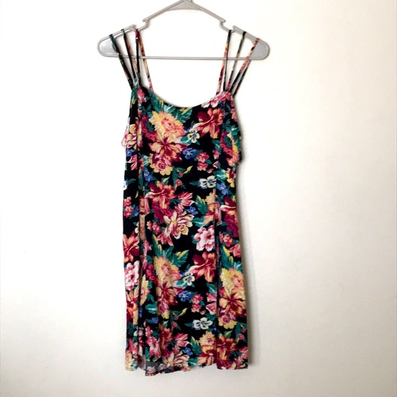 Floral three strapped sundress - Picture 1 of 1
